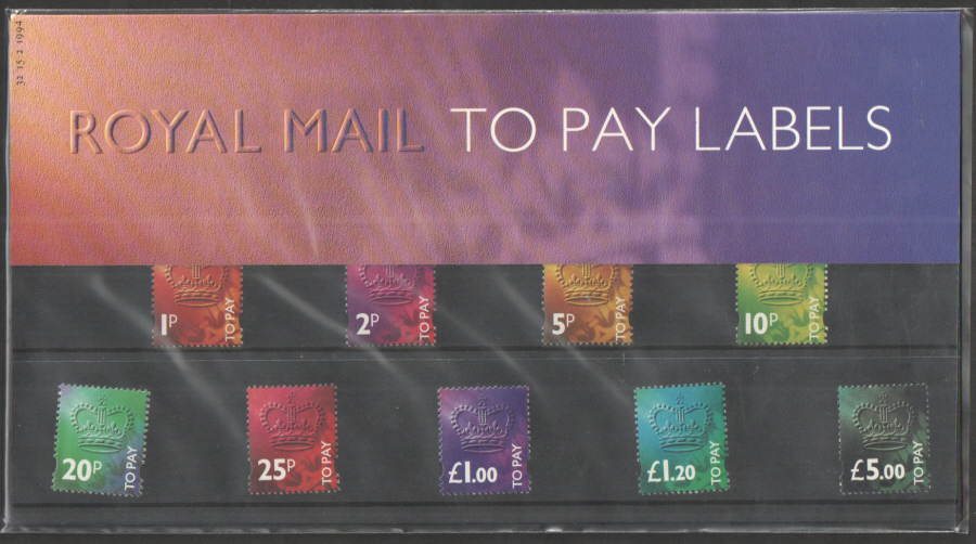 (image for) 1994 Postage Due / To Pay Royal Mail Presentation Pack 32